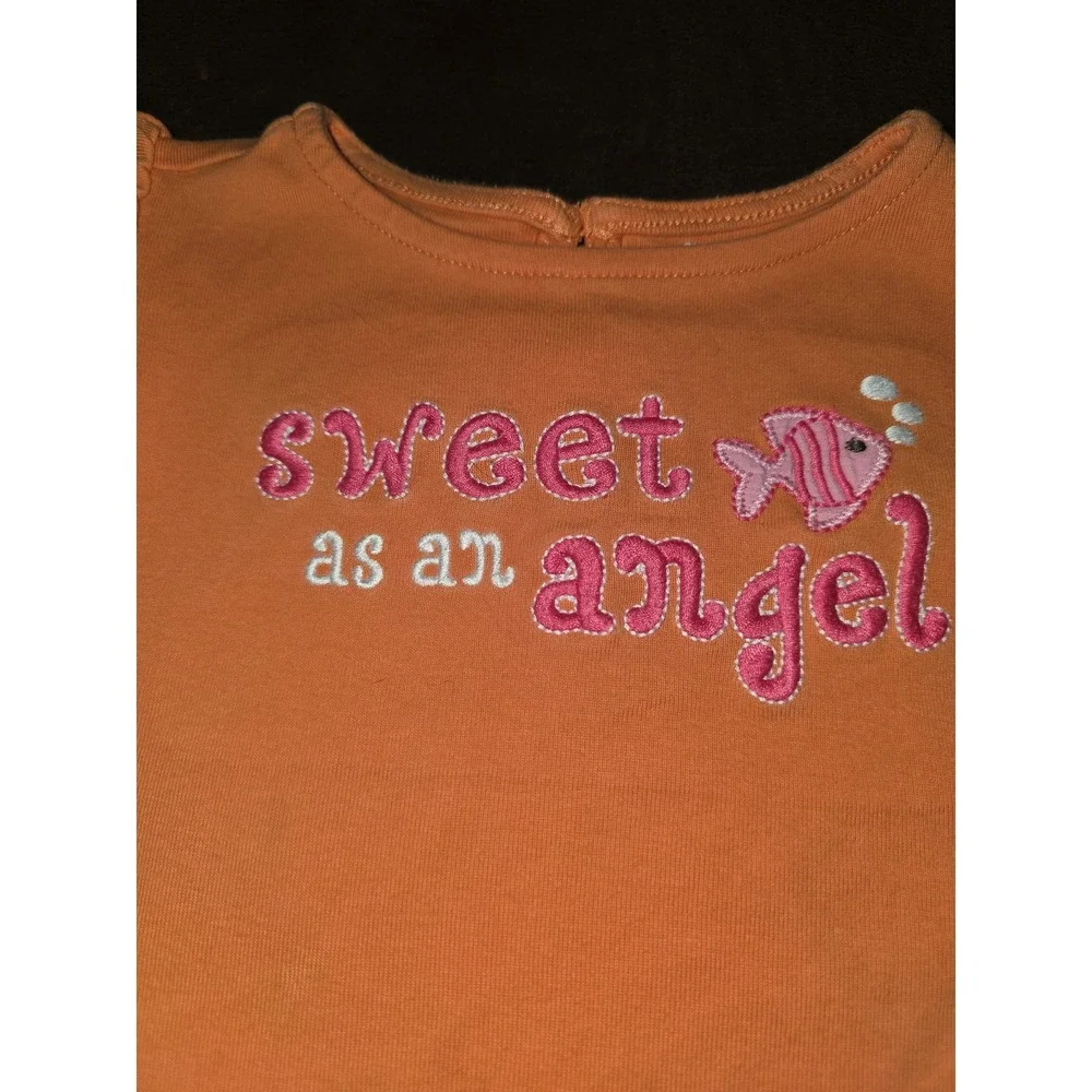 Gymboree floral reef sweet as an angel‎ fish top size 3t